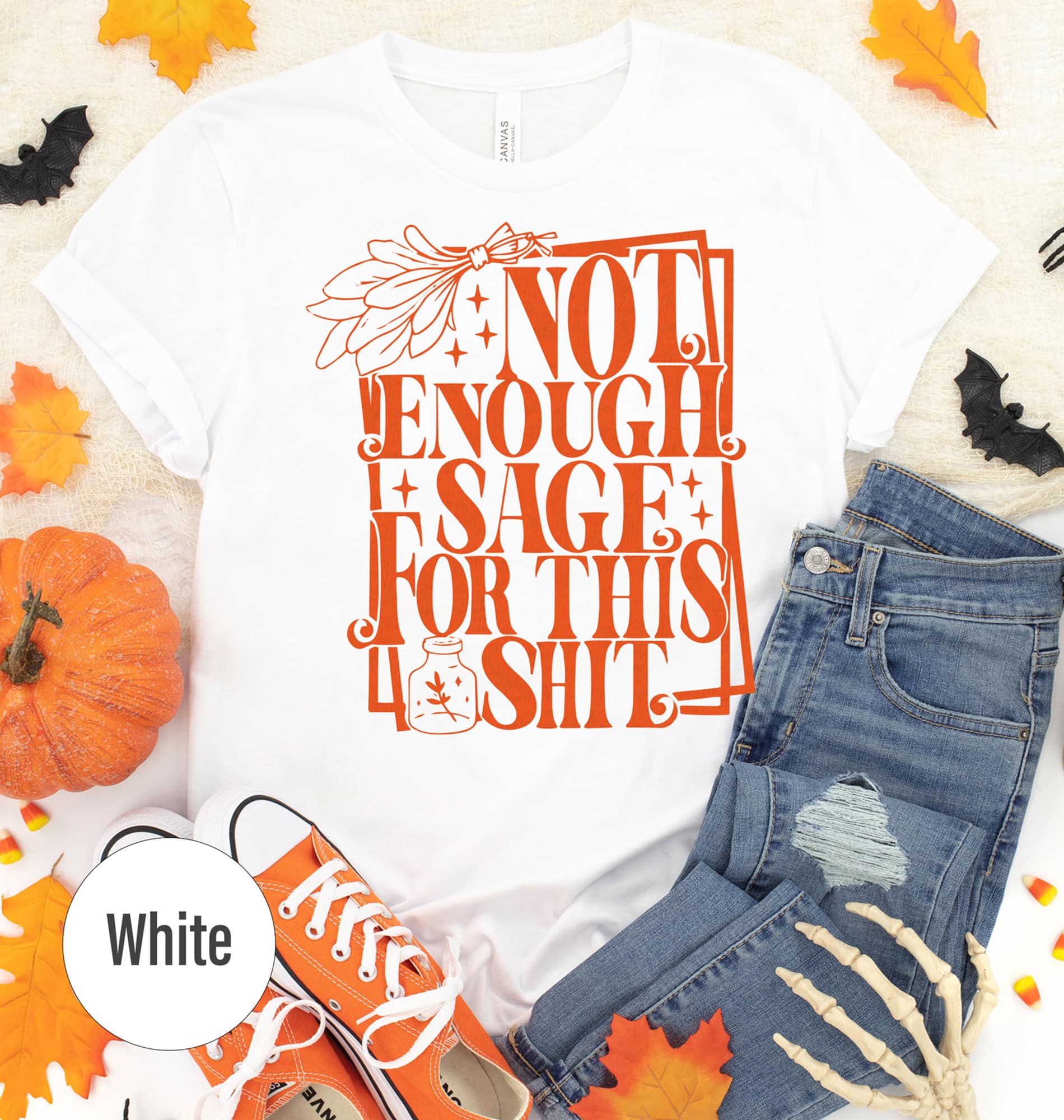 Vibrant Halloween Sage Tee - Holidayshirts.com