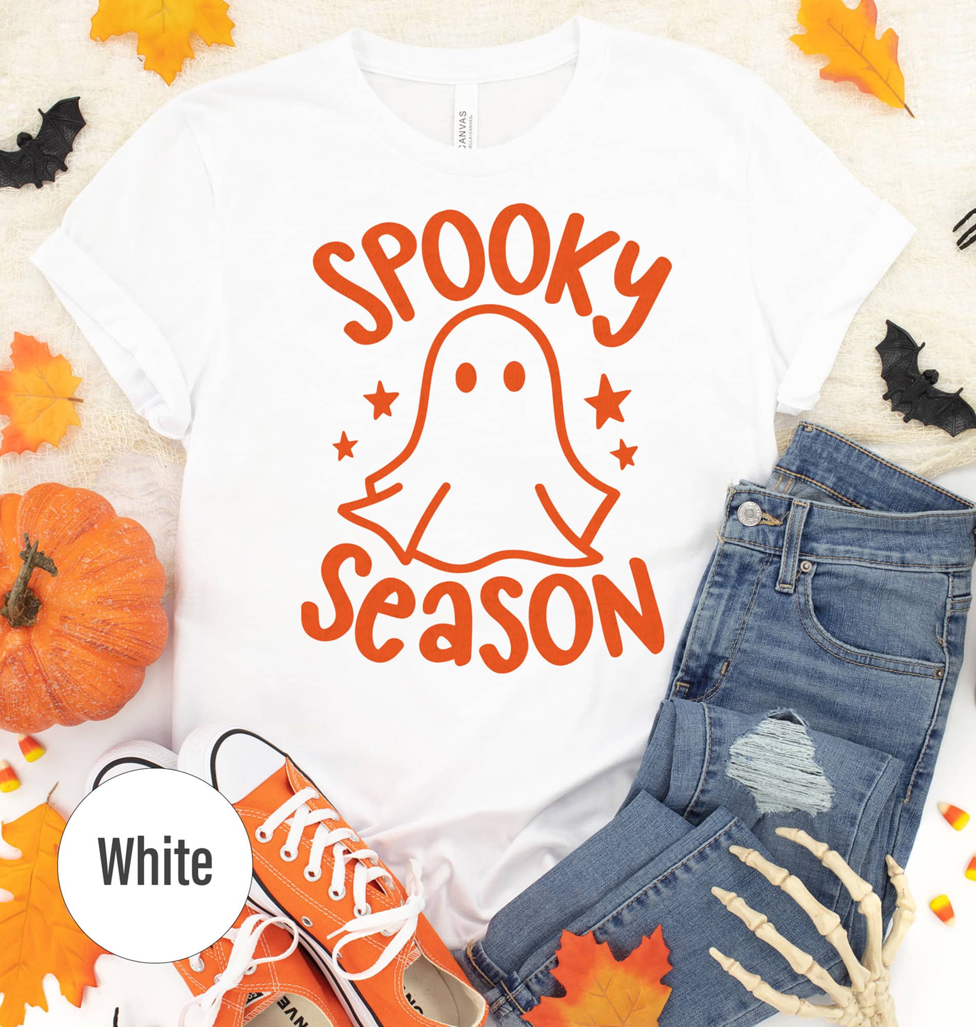 Spook Season Contemporary Halloween T-shirt
