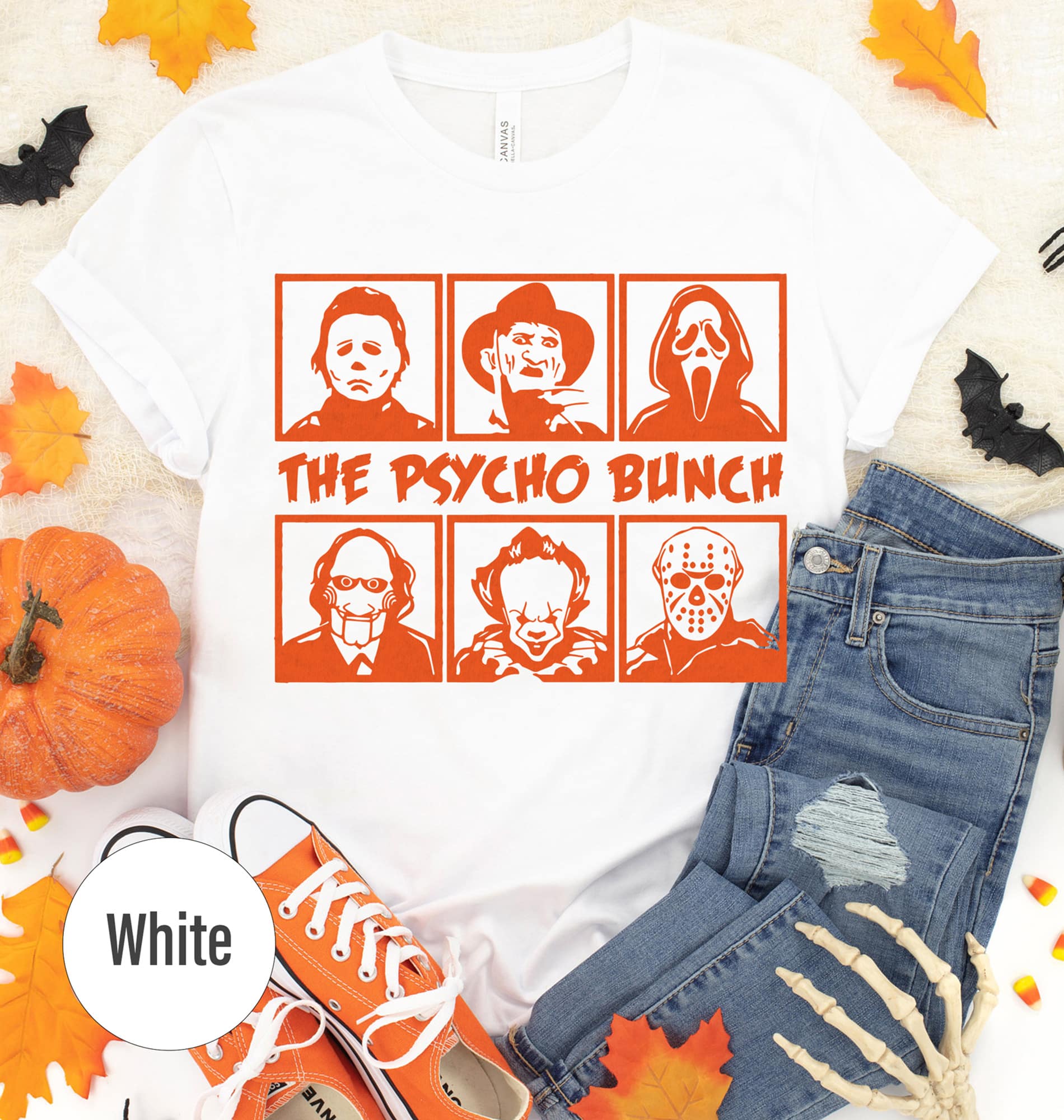 Holidayshirts Psycho Bunch Halloween Athletic Tee