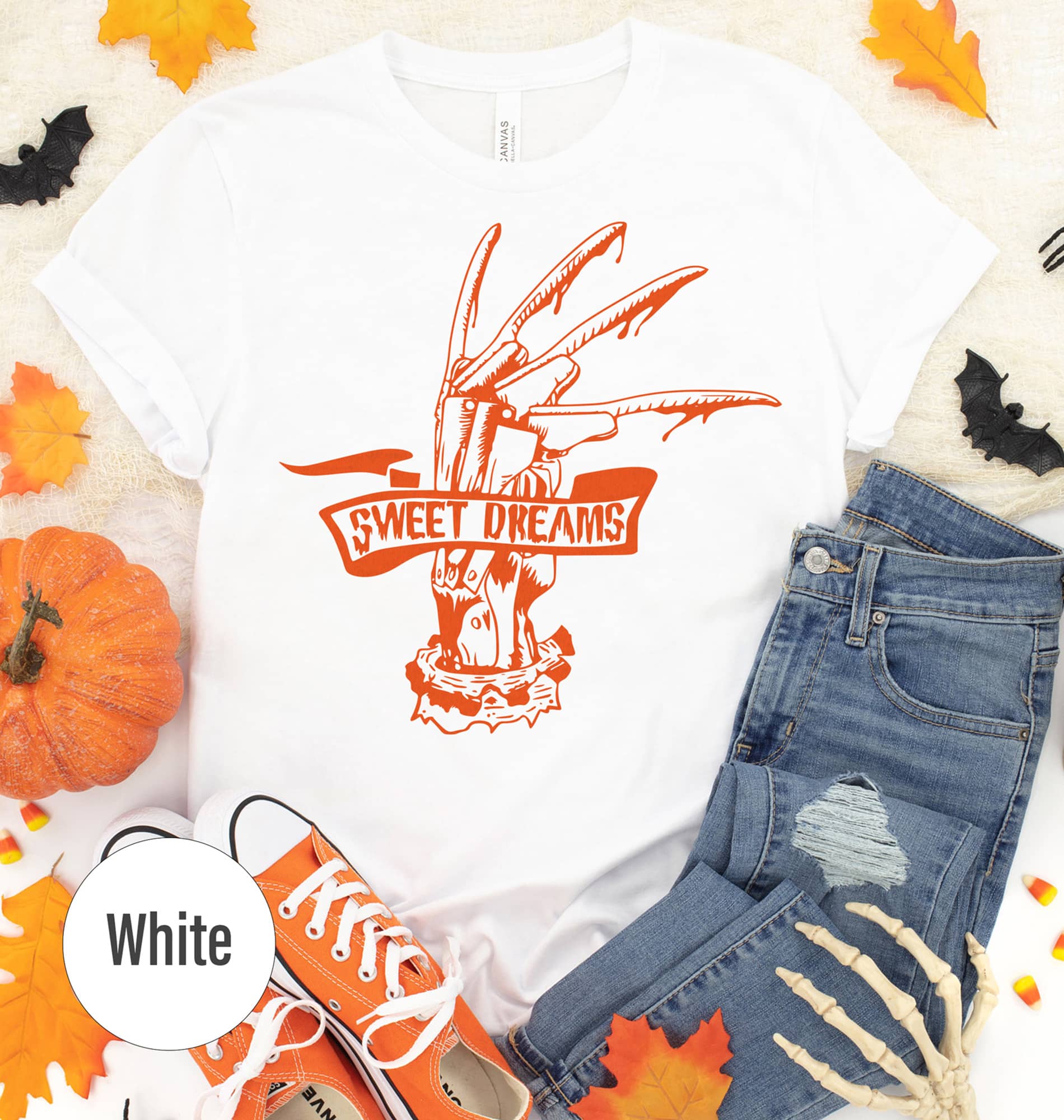 Sweet Dreams Modern Halloween Tee - Holidayshirts