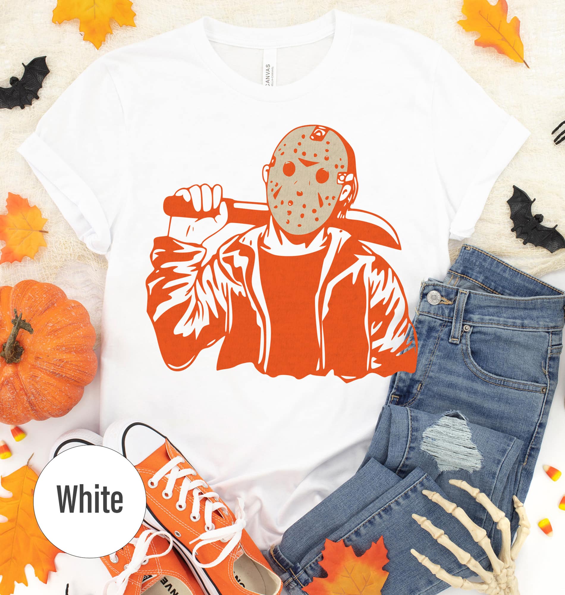 Elegant Vorhees Halloween Tee - Don't Mess