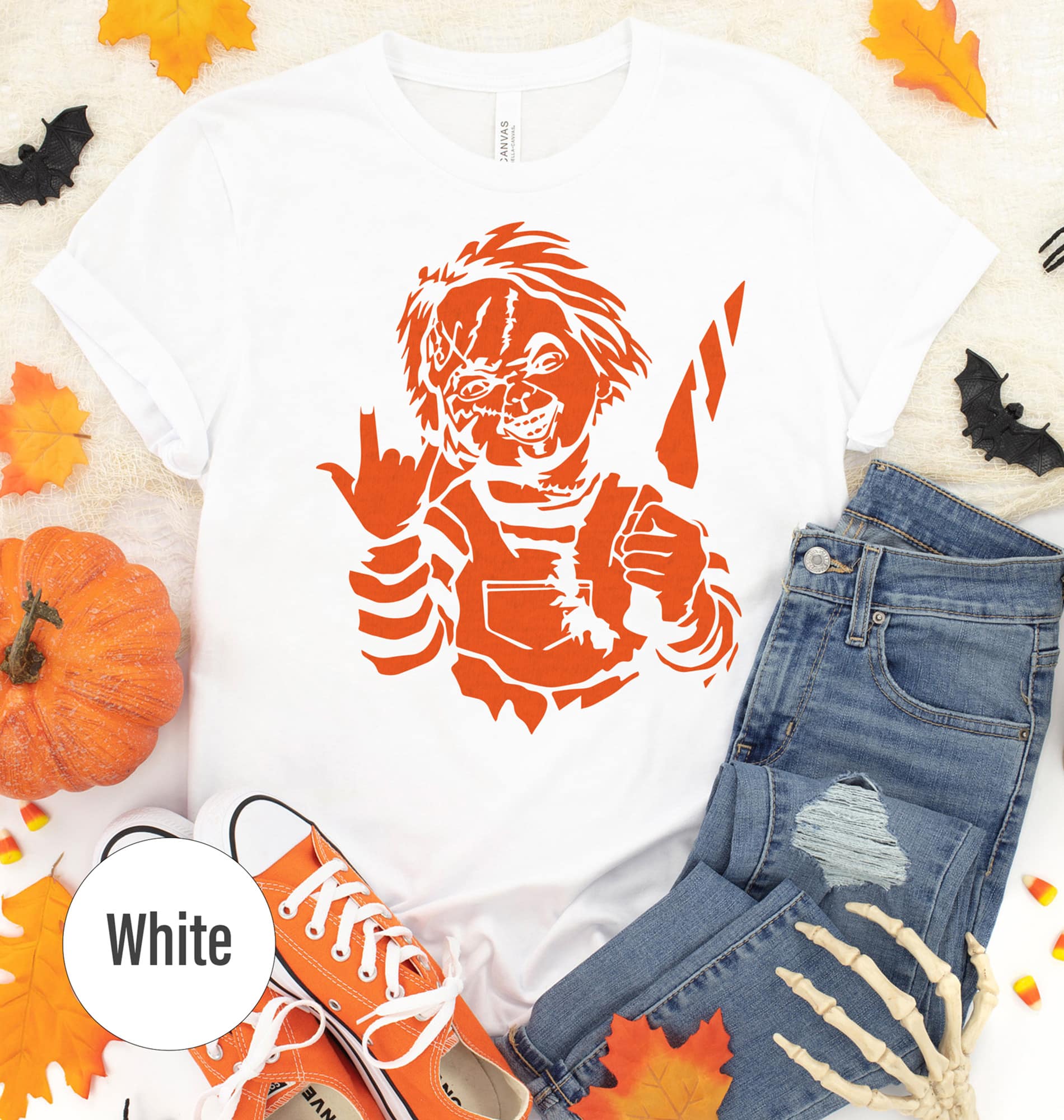 Chucky Vibe Comfy Halloween Tee - Holidayshirts