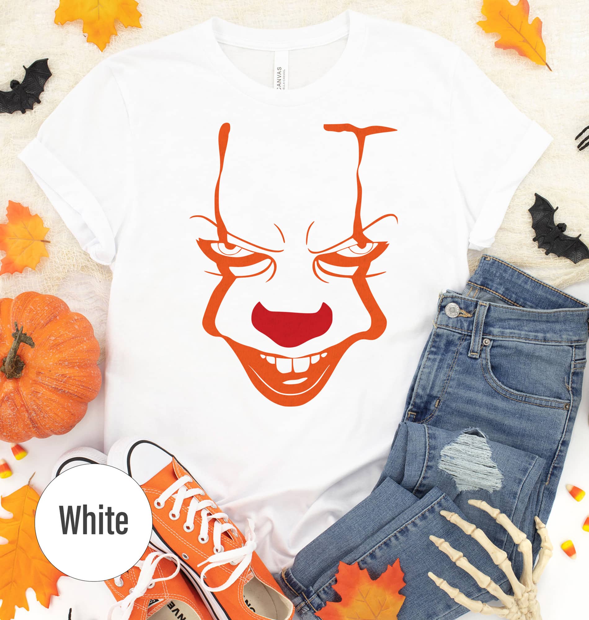 Clowns Dont Laugh Witchy Halloween T-shirt