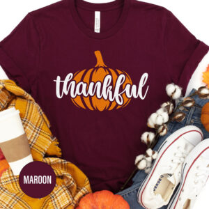 Thankful Thanksgiving T Shirt