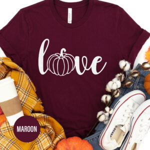 Pumpkin Love Thanksgiving T Shirt
