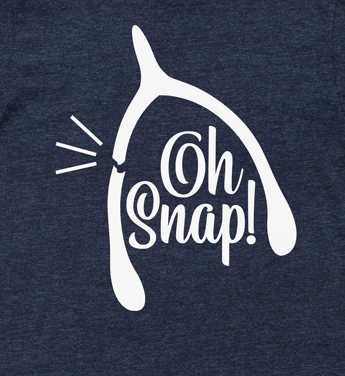 Oh Snap Wishbone Thanksgiving T Shirt