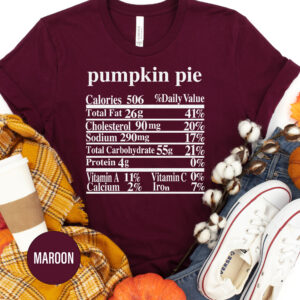 Pumpkin Pie Thanksgiving T Shirt