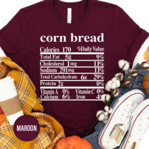 Corn Bread Thanksgiving T Shirt