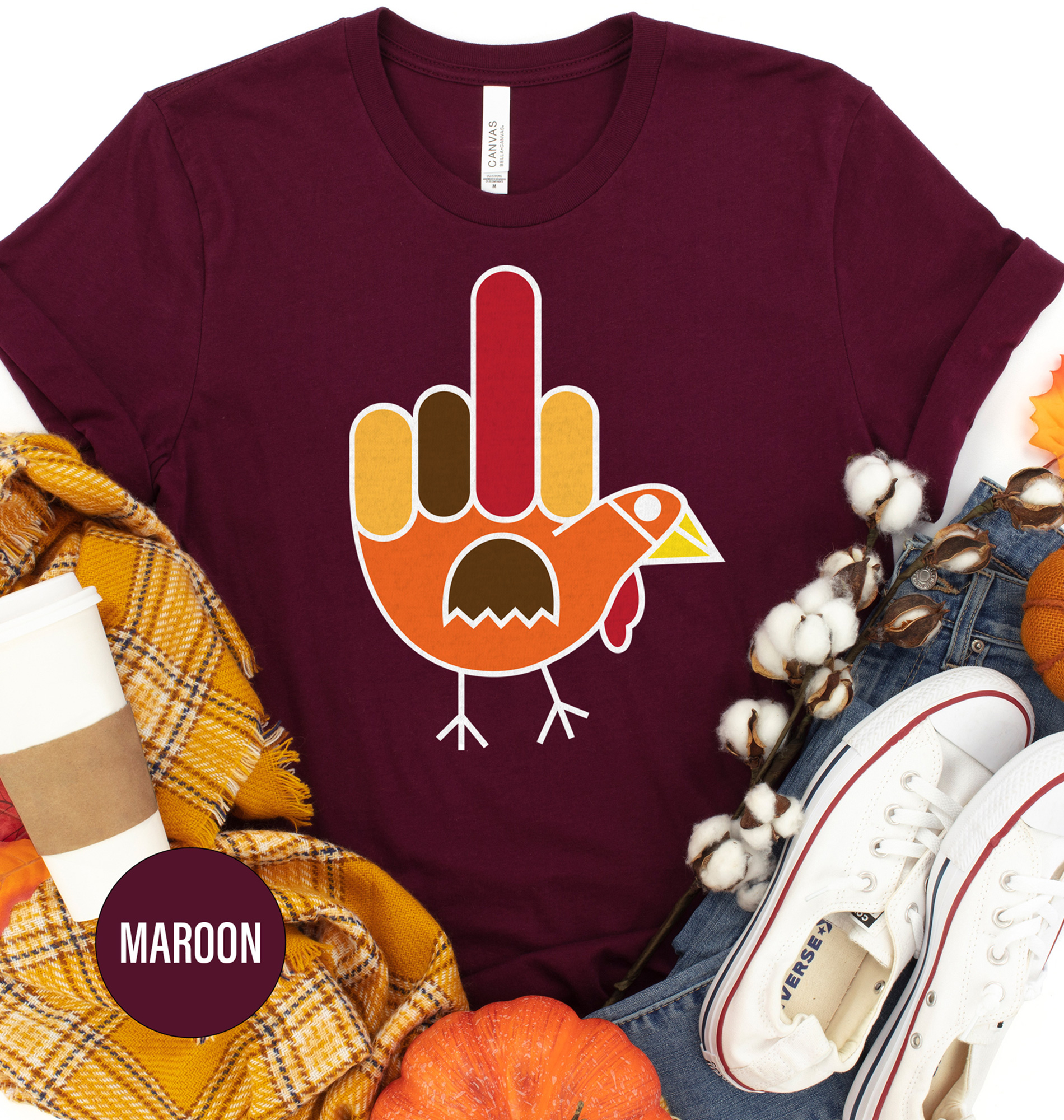 Flipping Turkey Thanksgiving T Shirt
