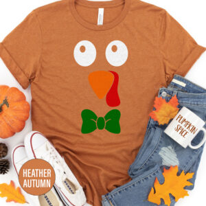 Cute Boy Turkey Thanksgiving T Shirt