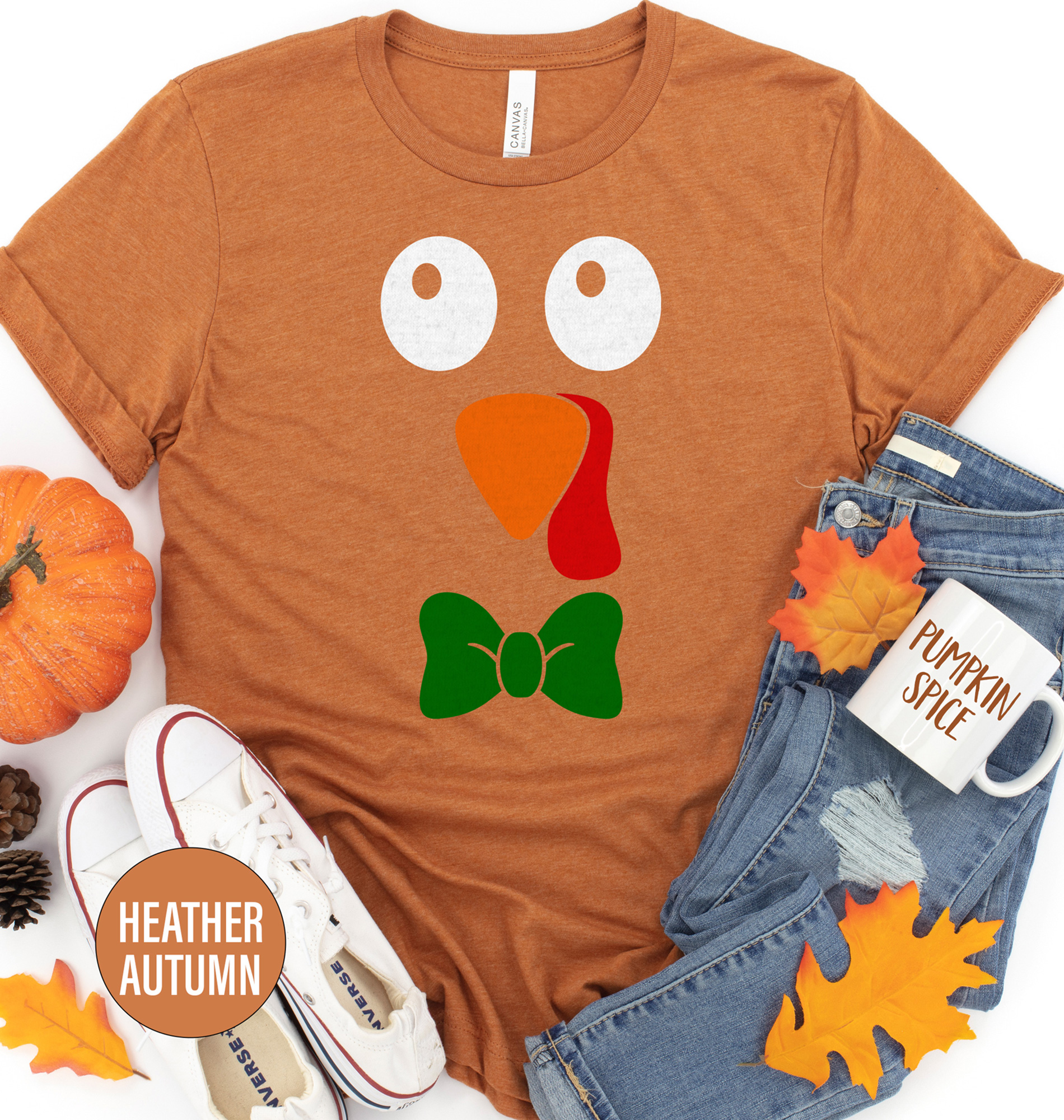 Cute Boy Turkey Thanksgiving T Shirt