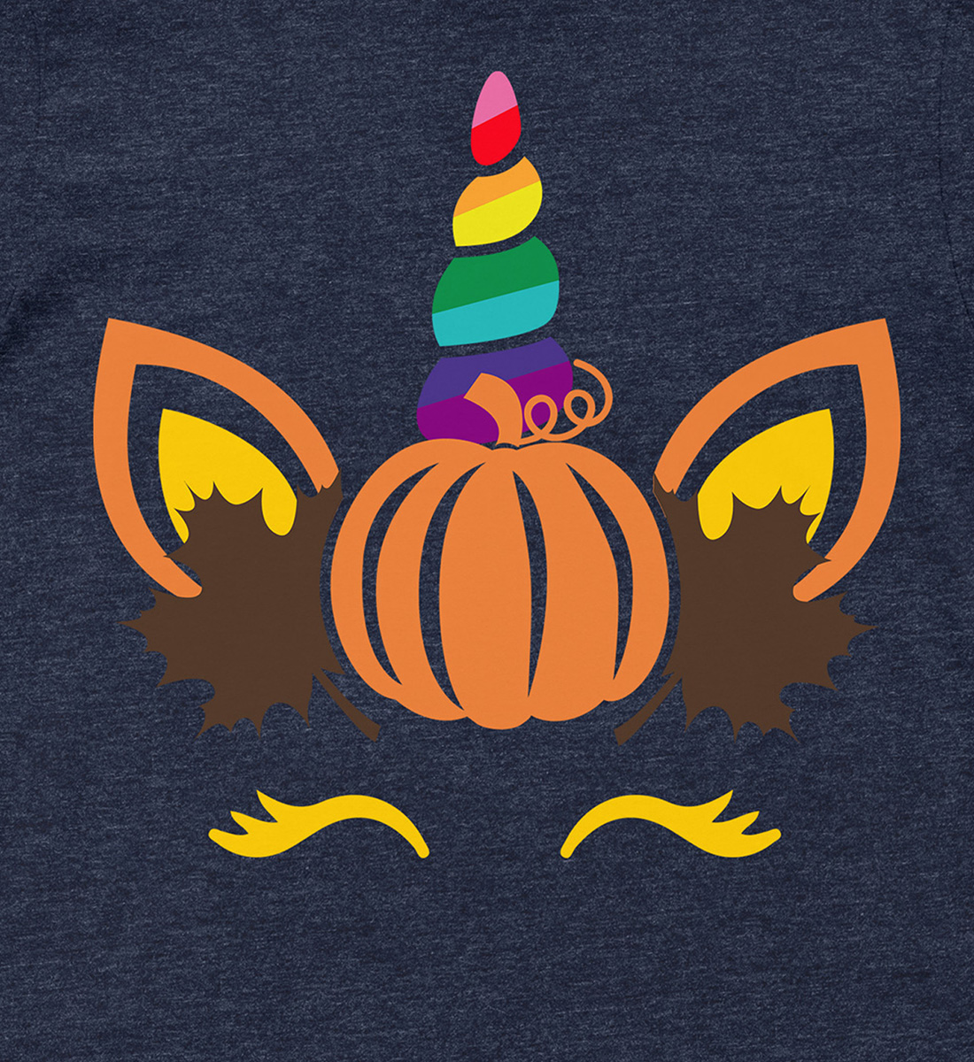 Thanksgiving Rainbow Unicorn Thanksgiving T Shirt