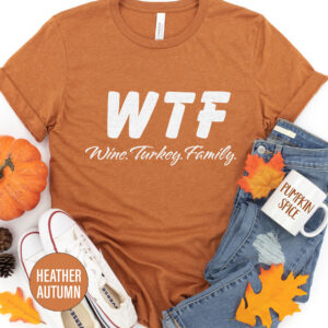 Wine Turkey Family Thanksgiving T Shirt
