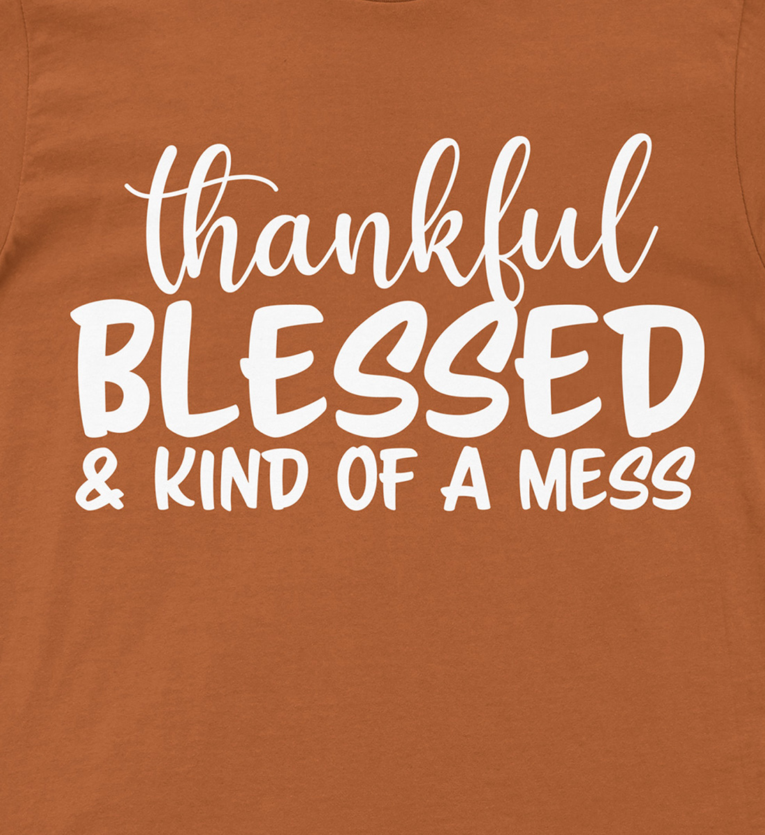 Thankful Blessed Thanksgiving T Shirt