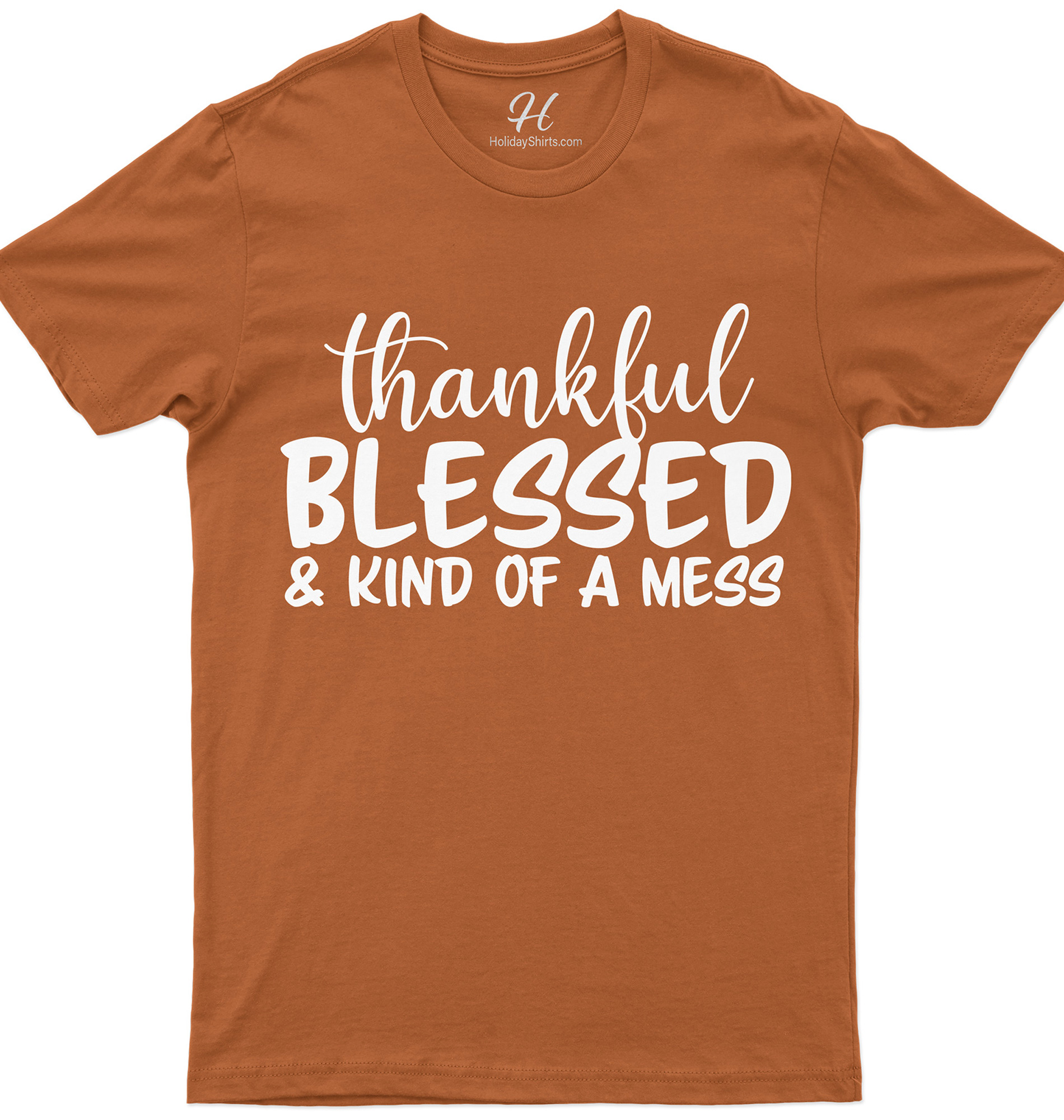 Thankful Blessed Thanksgiving T Shirt