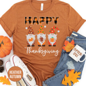 Happy Thanksgiving Nomes Thanksgiving T Shirt