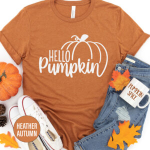 Hello Pumpkin Thanksgiving T Shirt