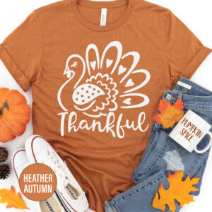 Thankful Thanksgiving T Shirt