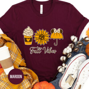 Fall Disney Vibes Thanksgiving T Shirt