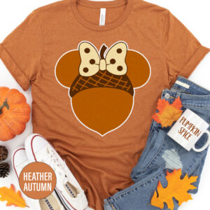 Disney Acorn Minnie Thanksgiving T Shirt