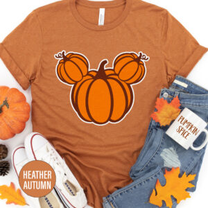 Disney Mickey Pumpkin Thanksgiving T Shirt