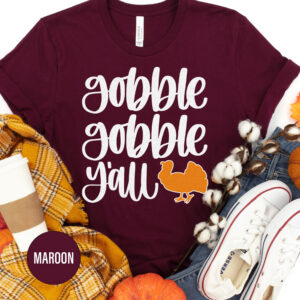 Gobble Gobble Y'all Thanksgiving T Shirt