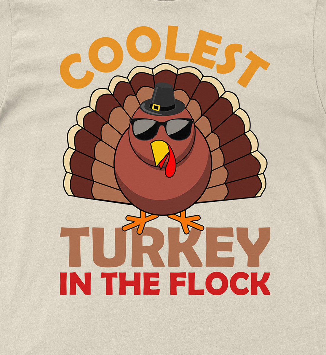 Coolest Turkey Thanksgiving T Shirt