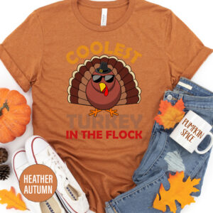 Coolest Turkey Thanksgiving T Shirt