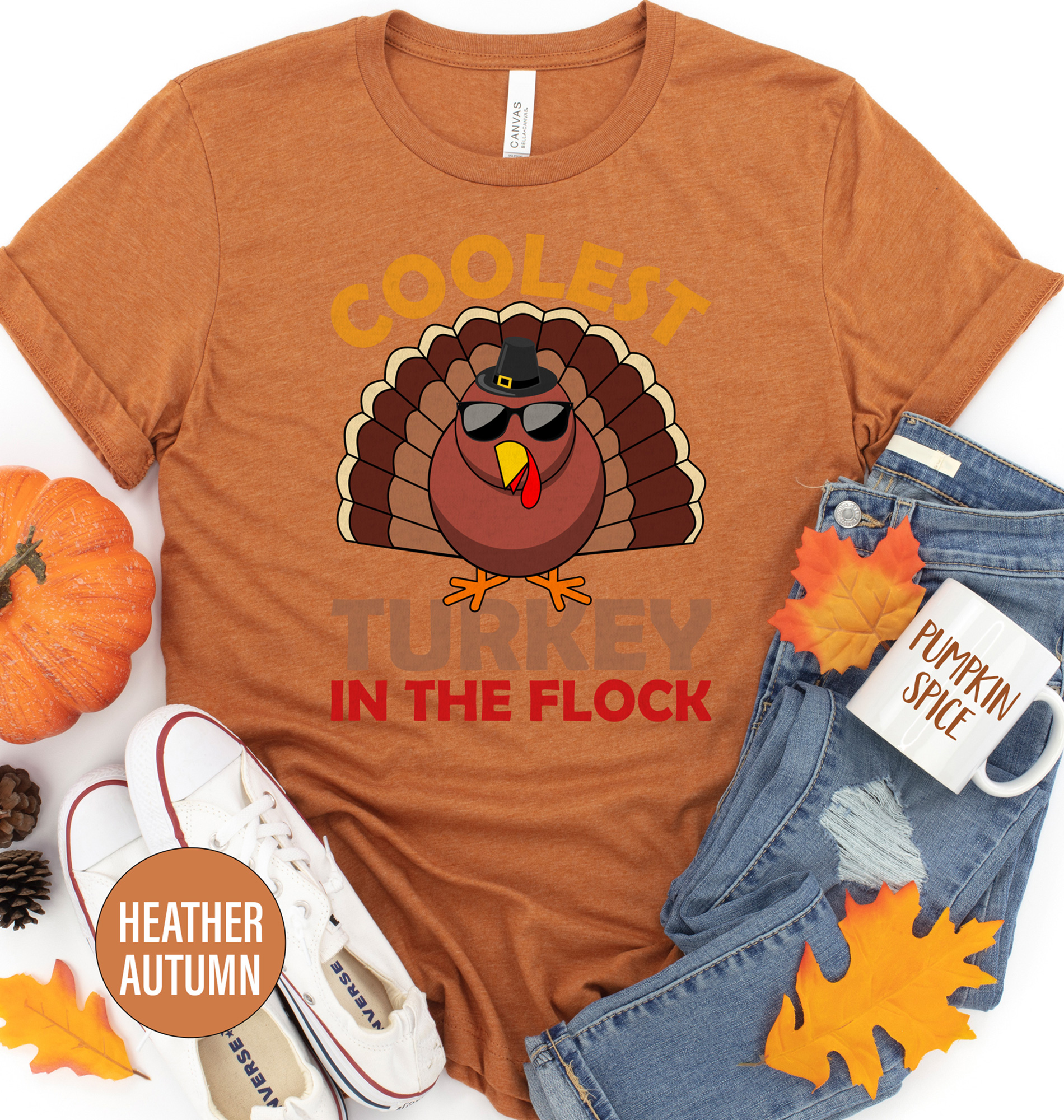Coolest Turkey Thanksgiving T Shirt