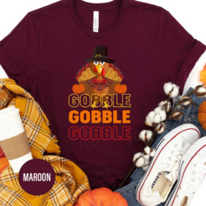 Gobble Gobble Turkey Thanksgiving T Shirt
