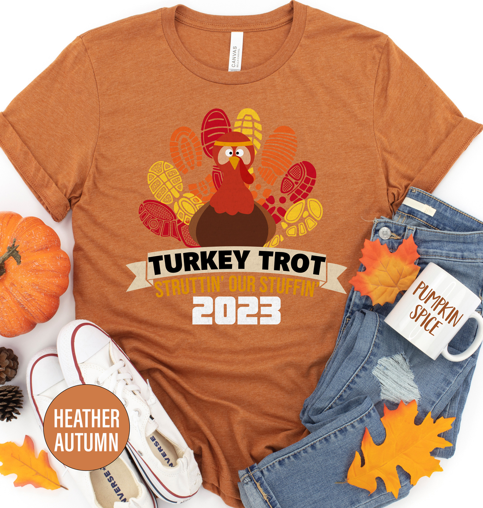 Turkey Trot Thanksgiving T Shirt