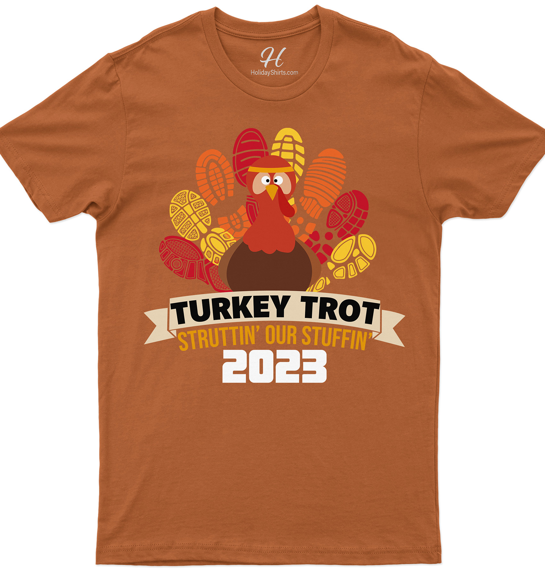 Turkey Trot Thanksgiving T Shirt