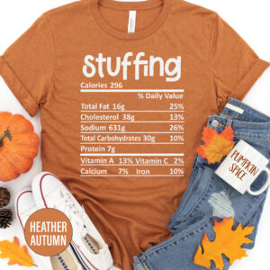 Stuffing Recipe Thanksgiving T Shirt