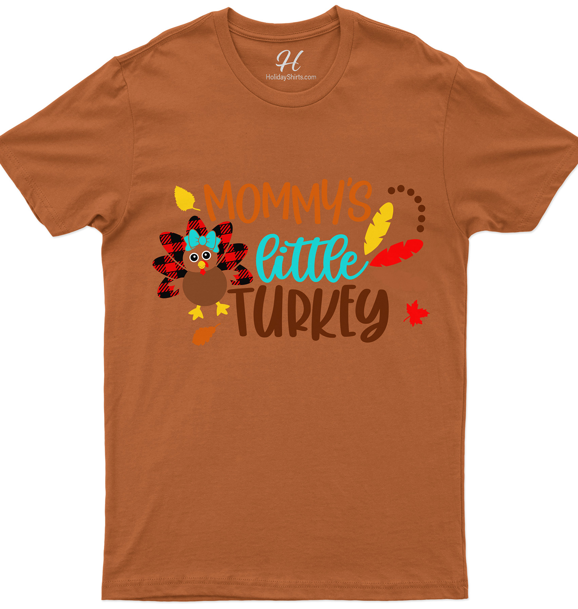 Mom's Lil' Turkey - Festive Thanksgiving Tee