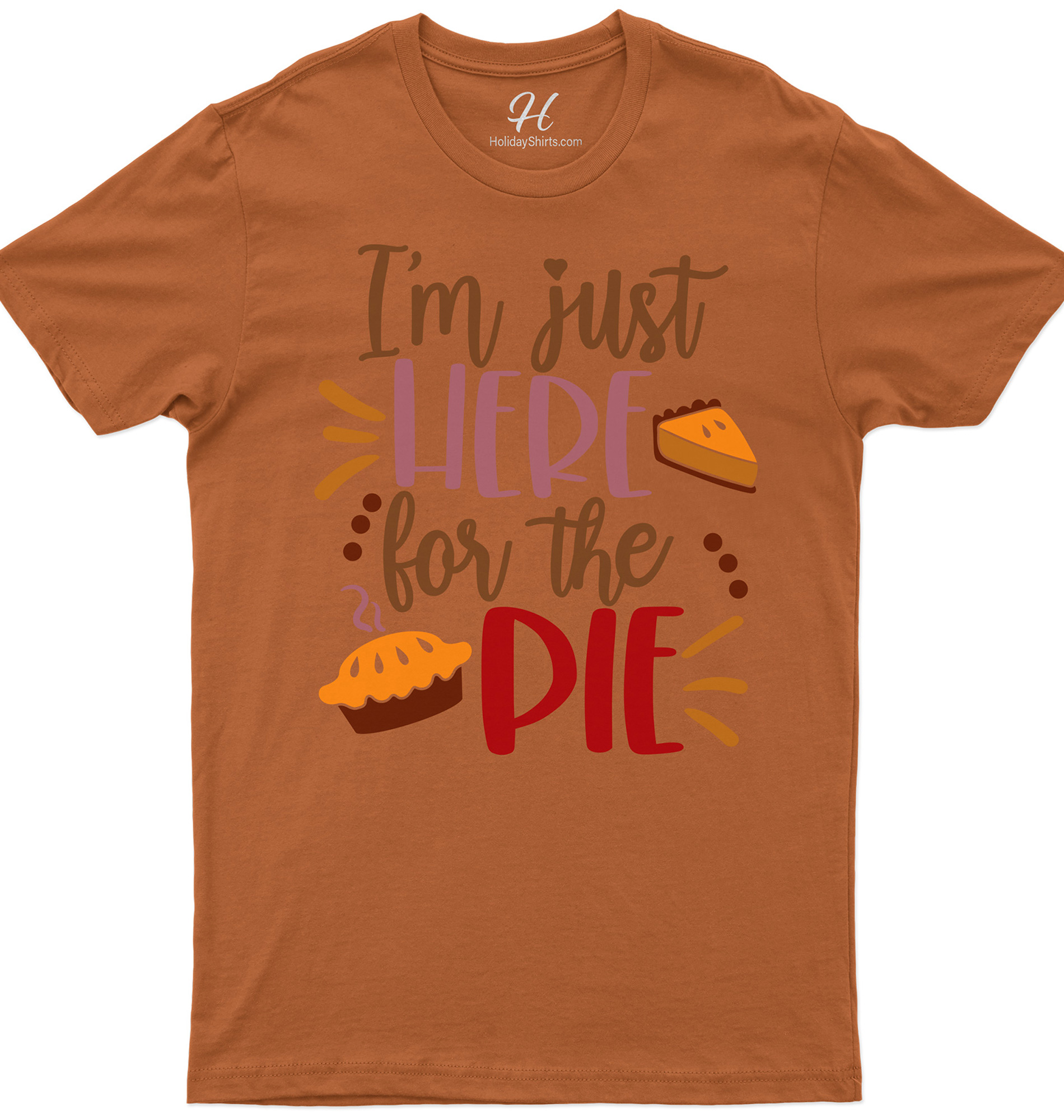 Holidayshirts Pie-lover's Thanksgiving Tee