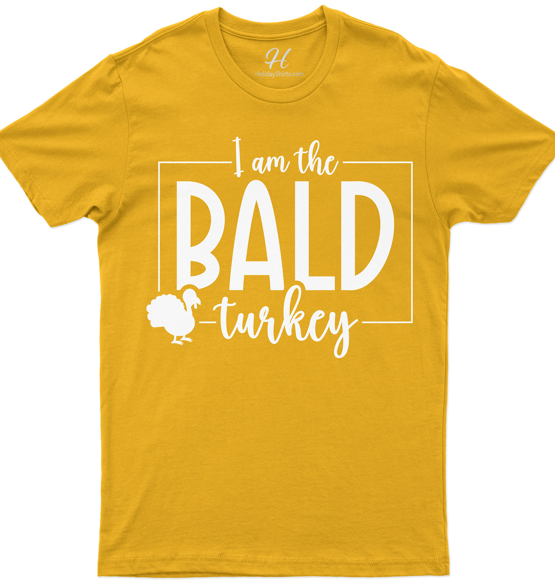 Holidayshirts: Bald Turkey Thanksgiving Tee