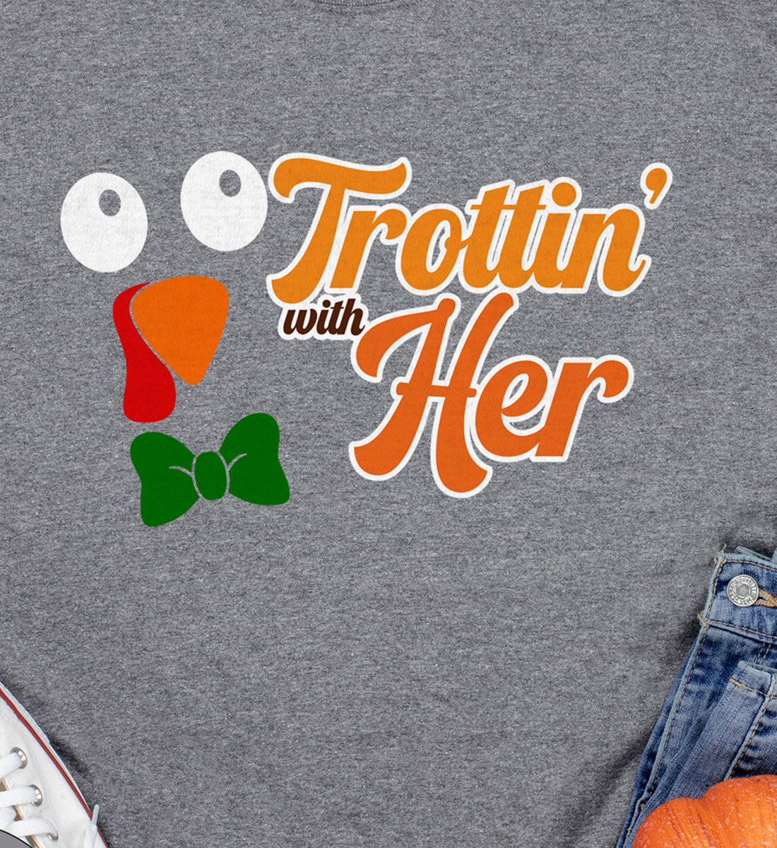 Thanksgiving Trottin' Tee - Festive Wear By Holidayshirts