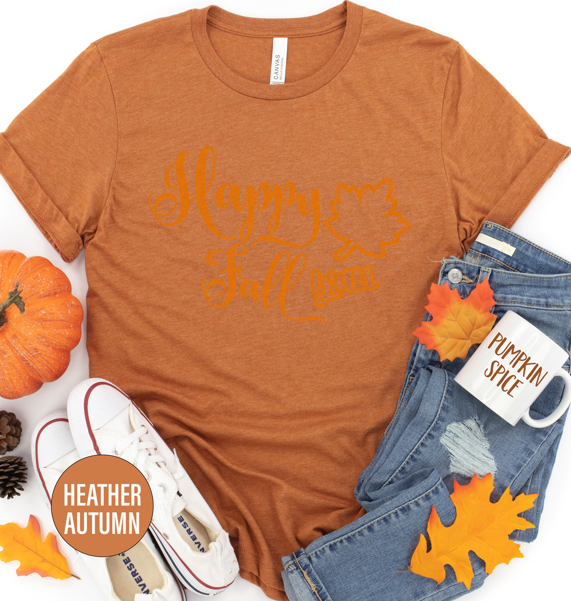 Happy Fall Y'all Thanksgiving T Shirt