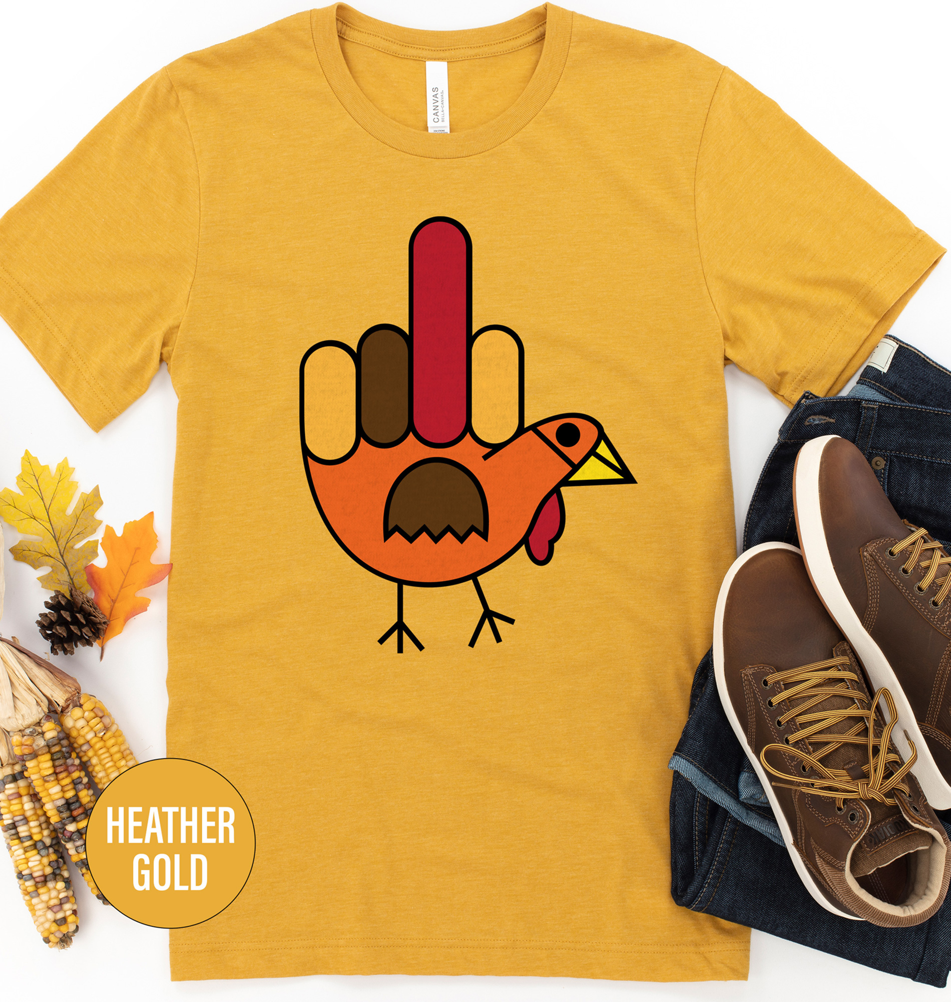 Flipping Turkey Thanksgiving T Shirt