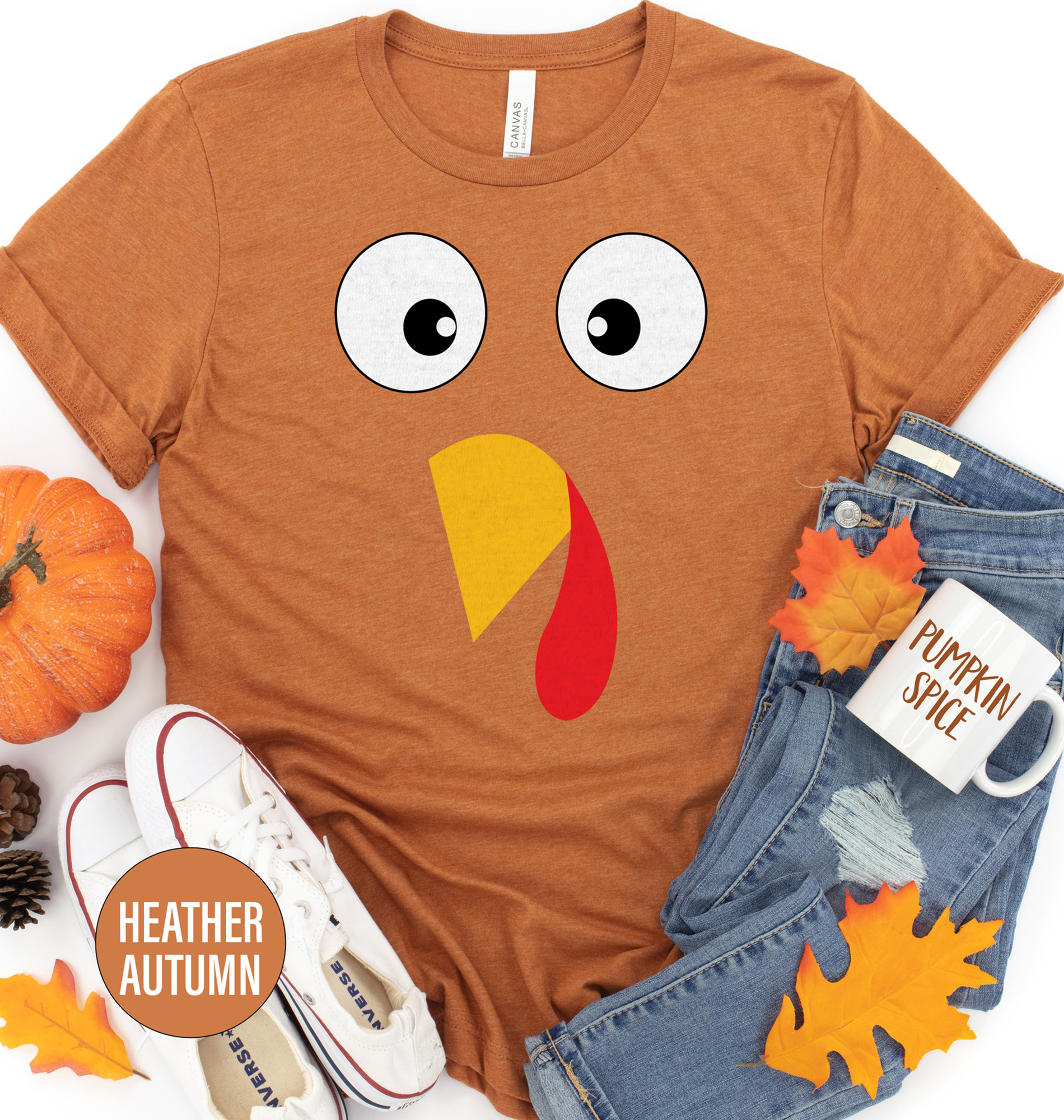 Hello Fall Turkey Thanksgiving T Shirt