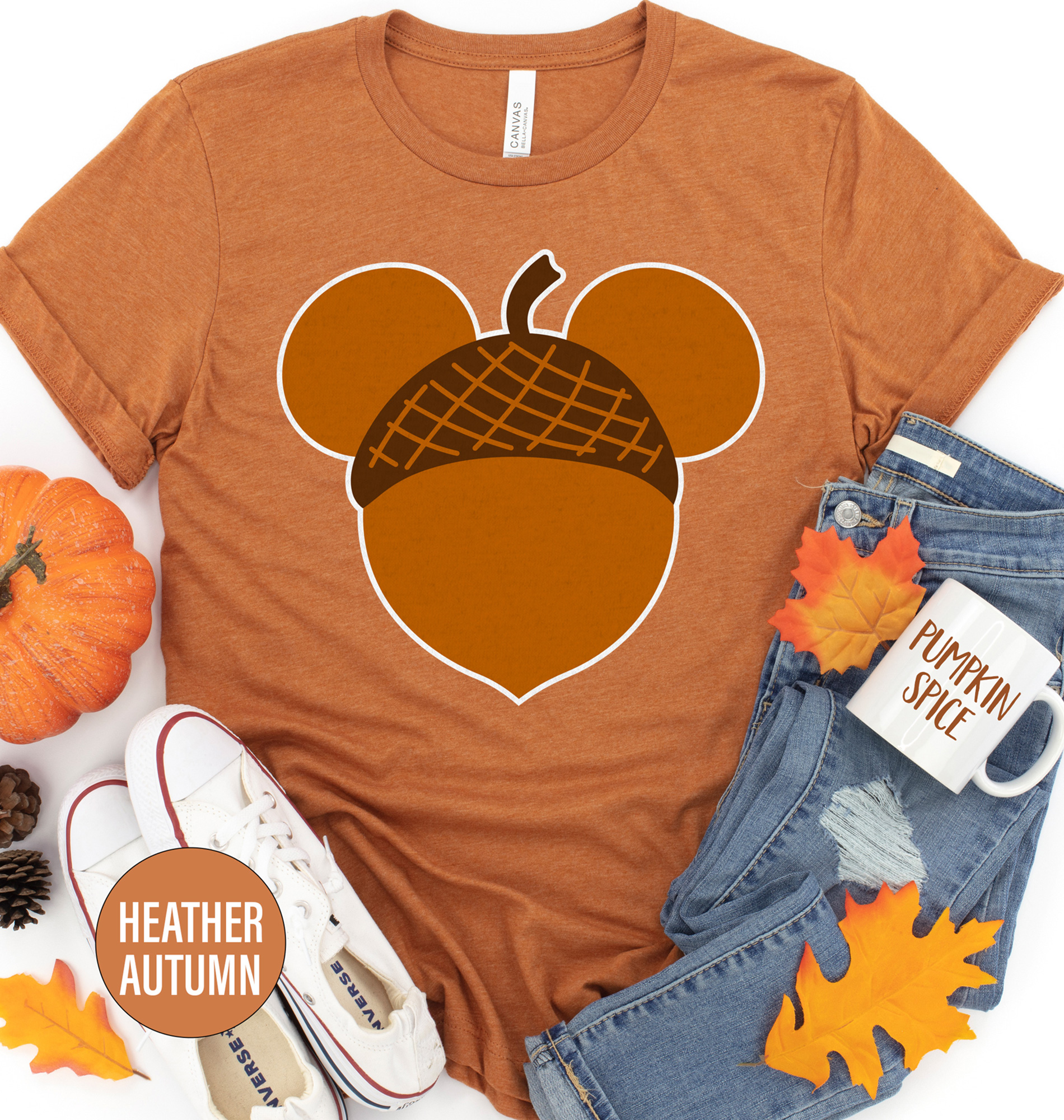 Disney Acorn Mickey Thanksgiving T Shirt