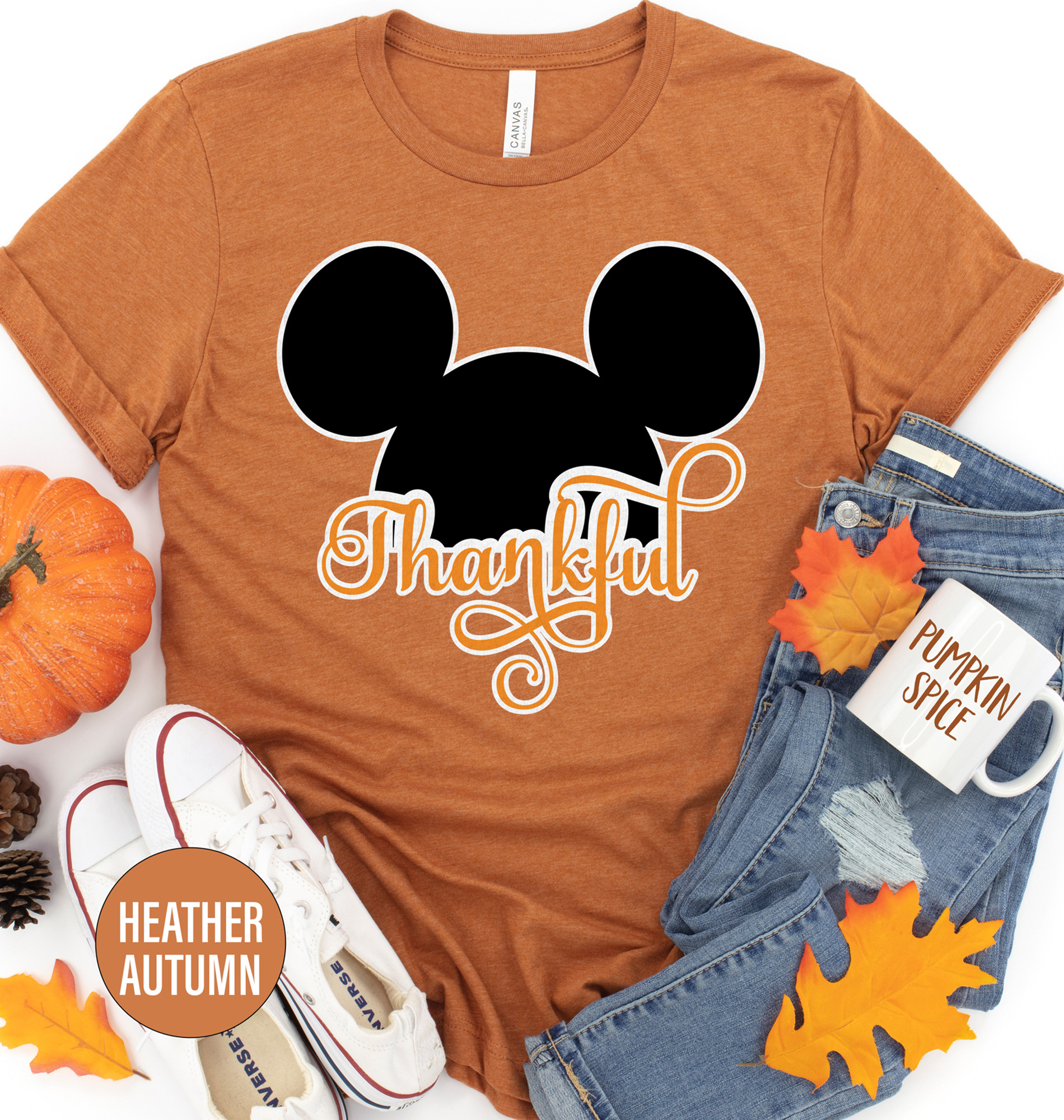 Disney Thankful Thanksgiving T Shirt