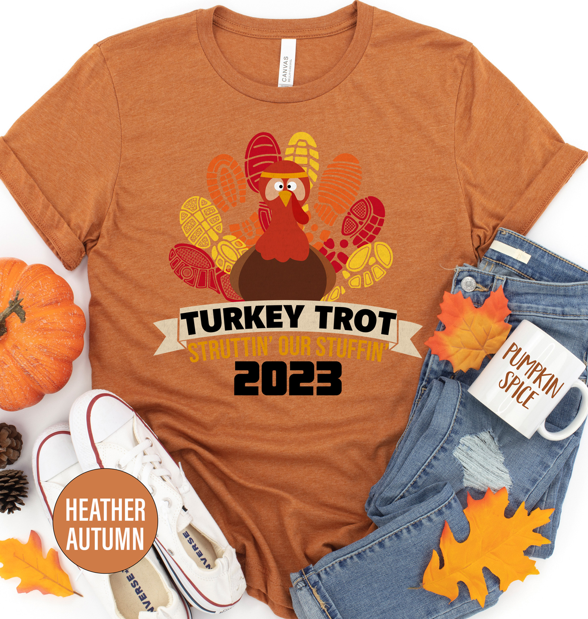 Turkey Trot Thanksgiving T Shirt