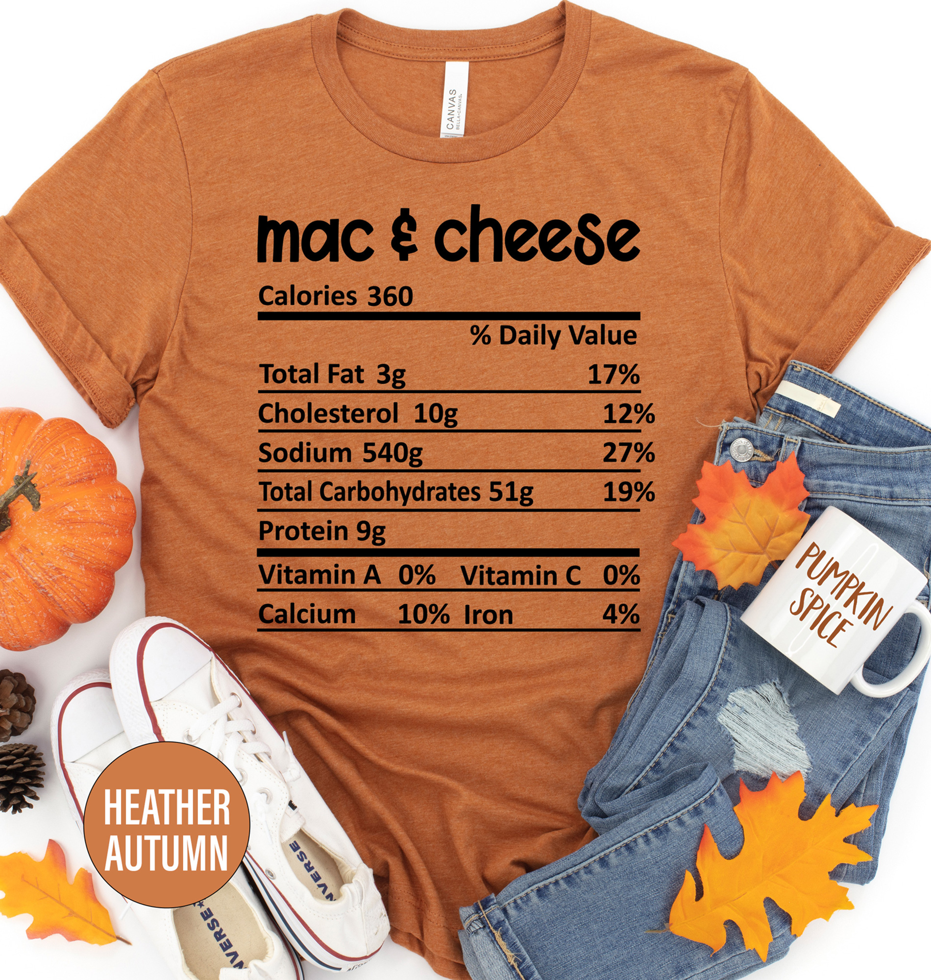 Mac & Cheese Recipe Thanksgiving T Shirt