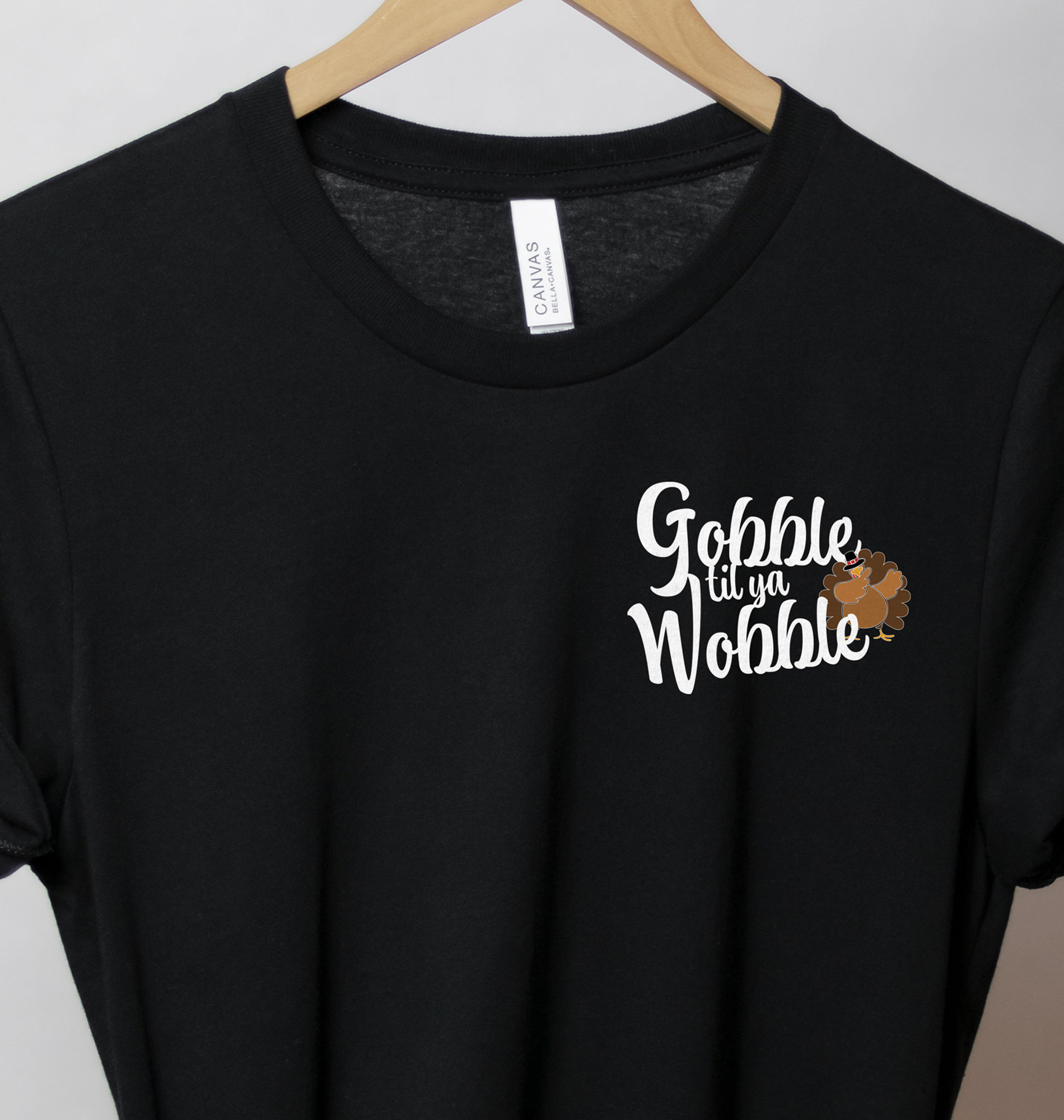 Gobble Til Ya Wobble Trot Thanksgiving T Shirt