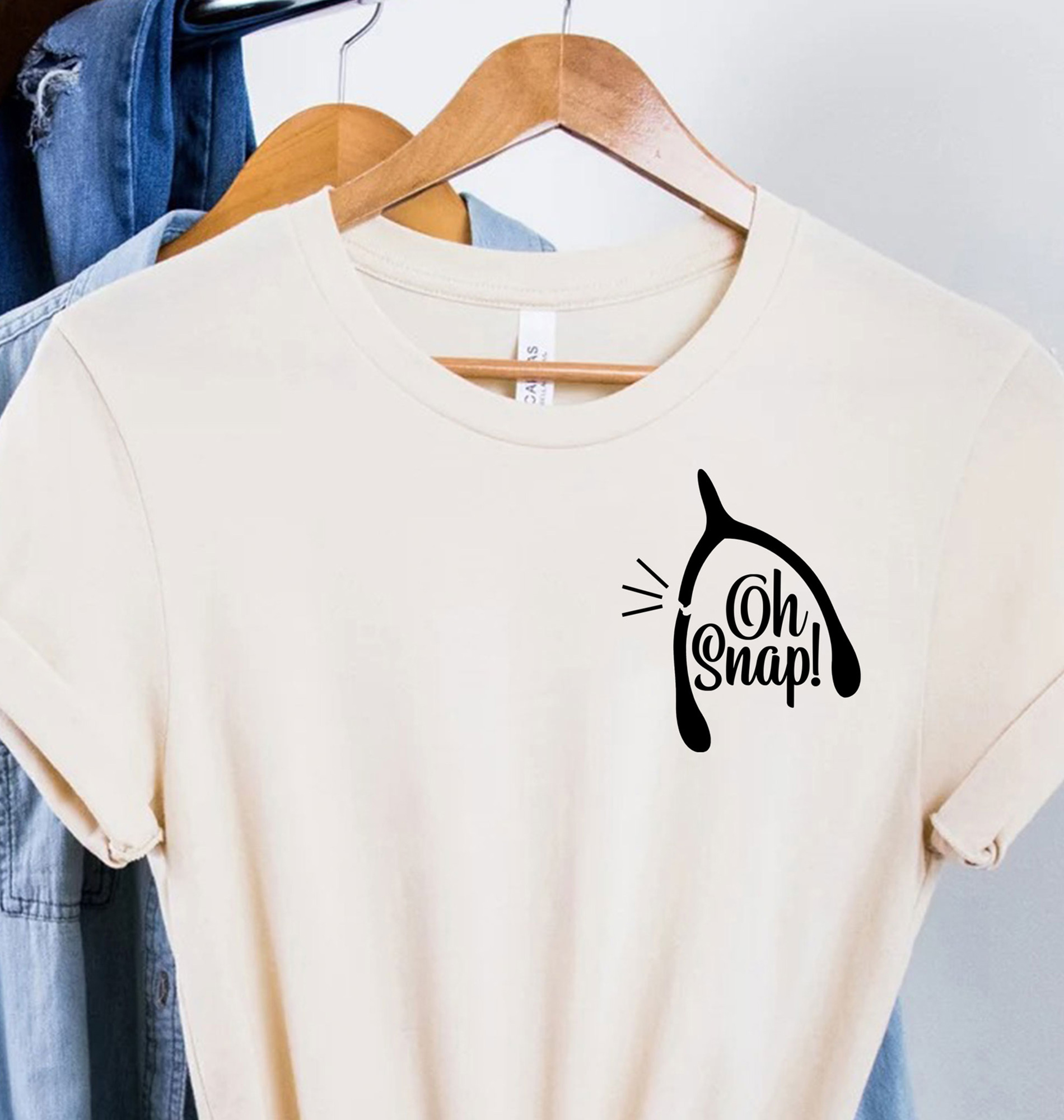 Oh Snap Wishbone Thanksgiving T Shirt