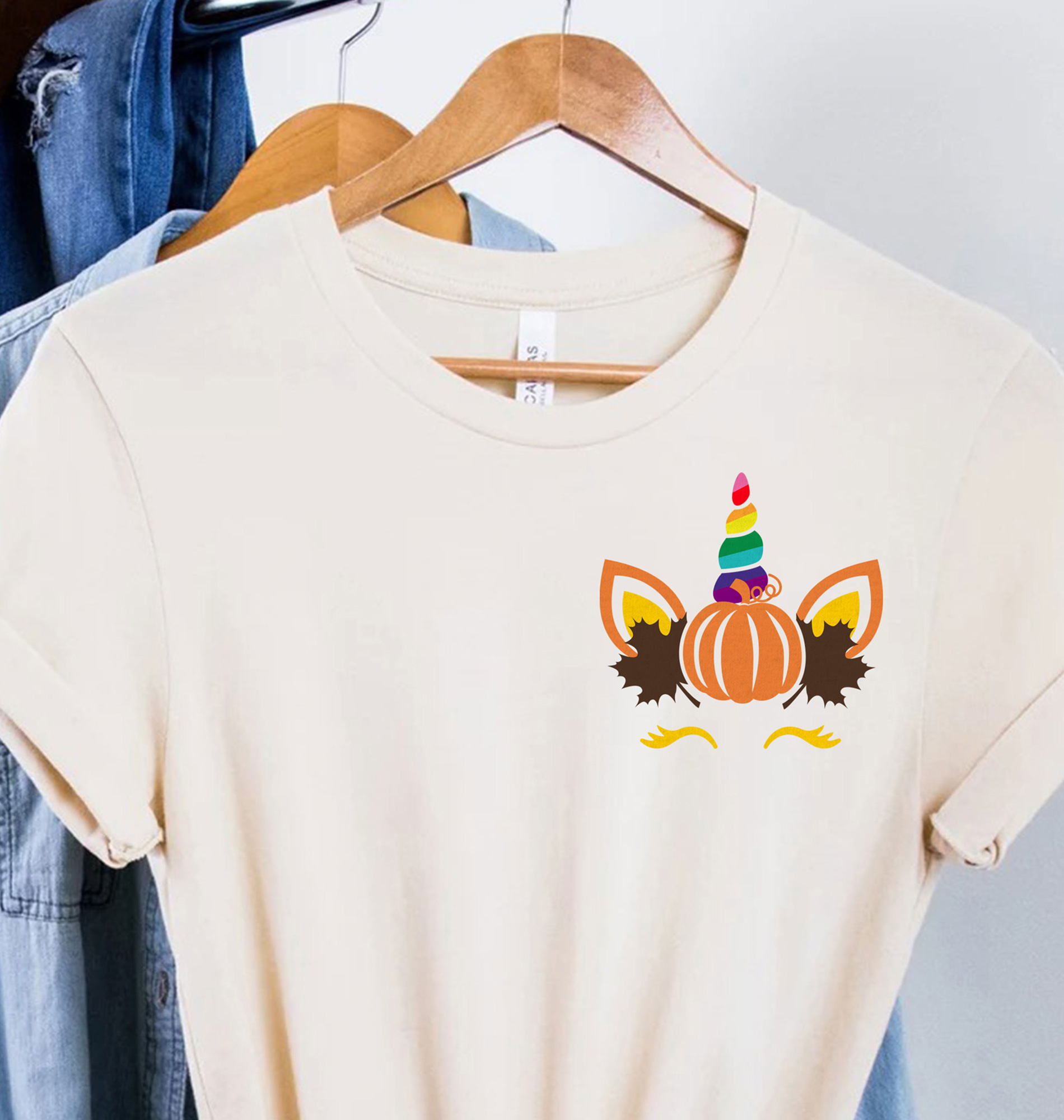 Thanksgiving Rainbow Unicorn Thanksgiving T Shirt