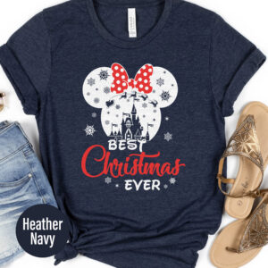 Disney Castle Xmas Tee - Best Holiday Shirt