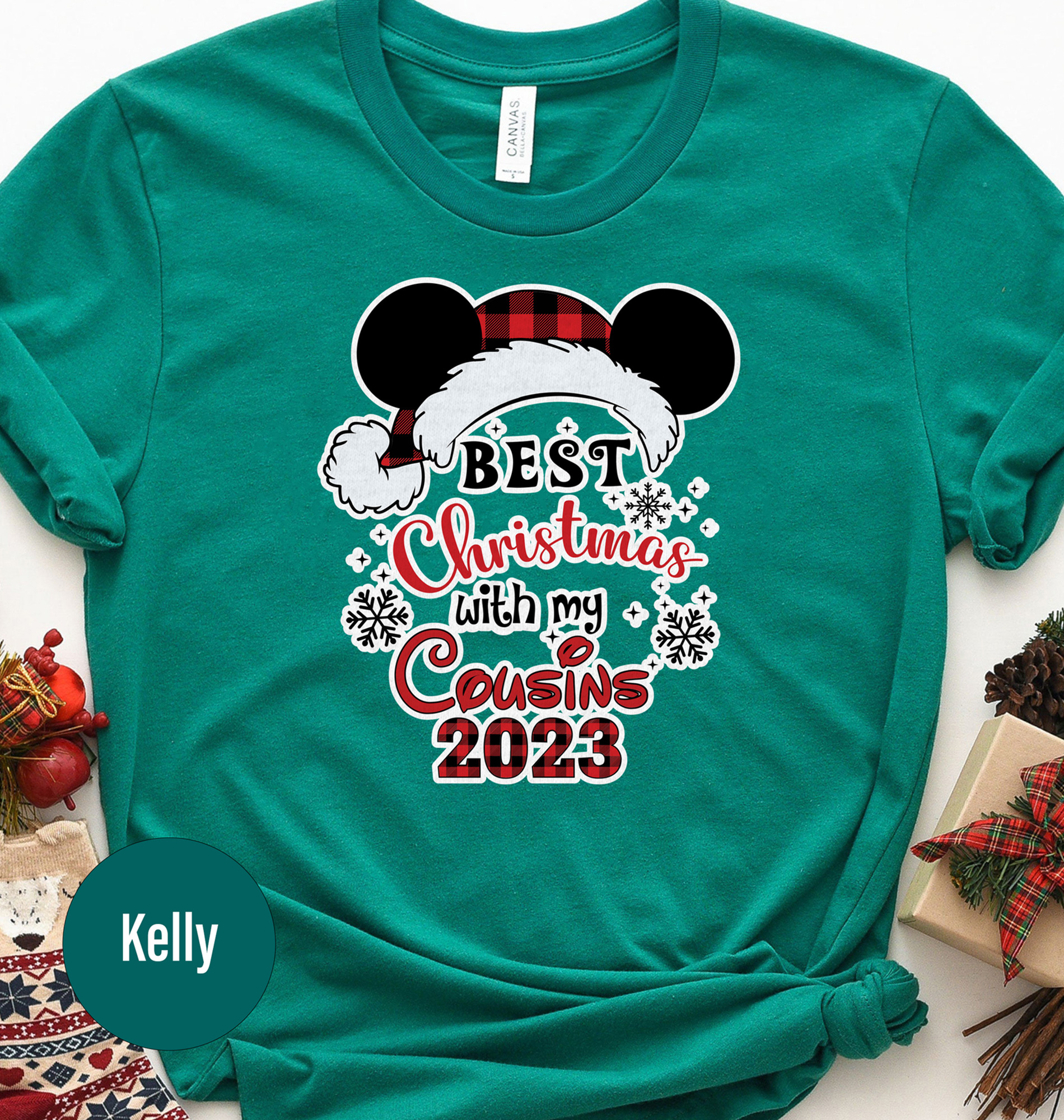 Disney Holiday Tee: Christmas With Cousins