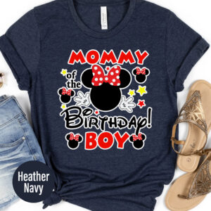 Disney Mom Birthday Boy Holiday Tee - Xmas Special